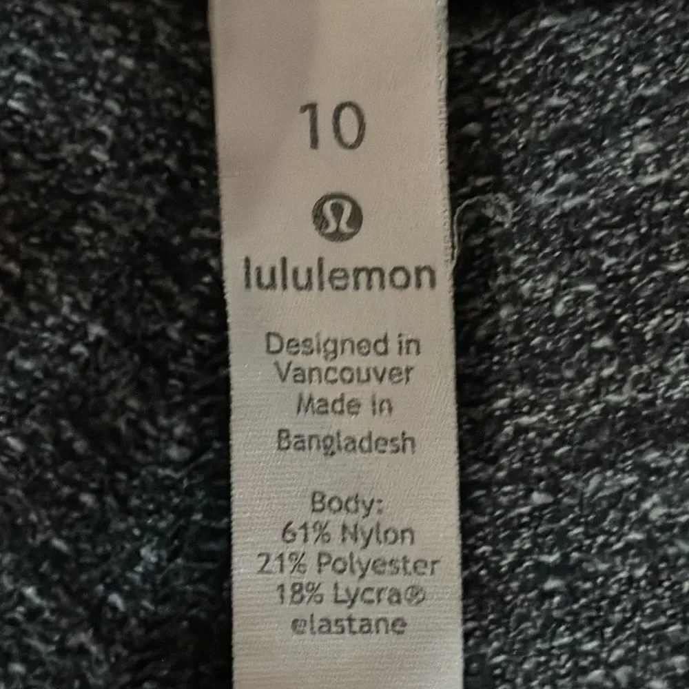 lululemon athletica High-Rise Cropped Leggings Gray Size 10